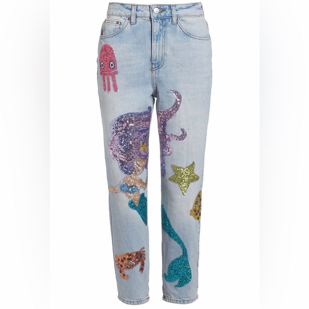 Topshop  mermaid sequin jeans